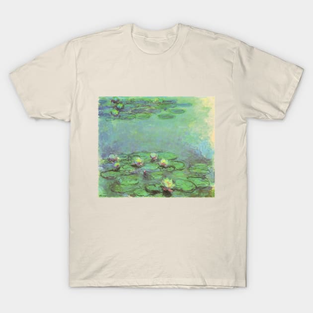 Waterlilies by Claude Monet T-Shirt by MasterpieceCafe